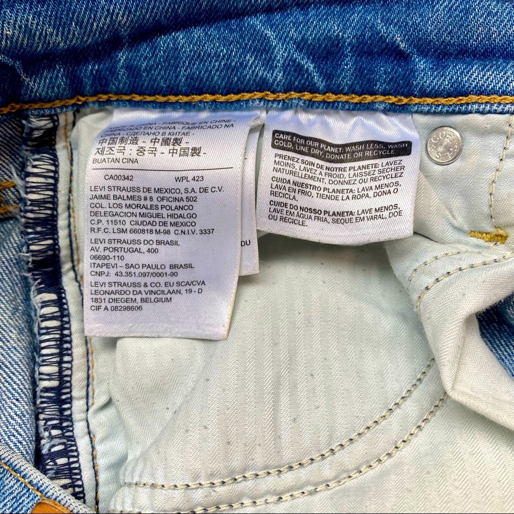 Levi’s Size 25 High Rise Distressed - Picture 4 of 11